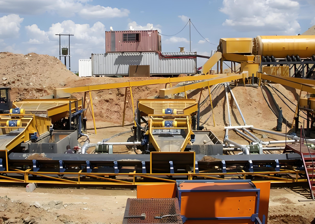 Ore Processing on-site pic Ore Dressing on-site pic 