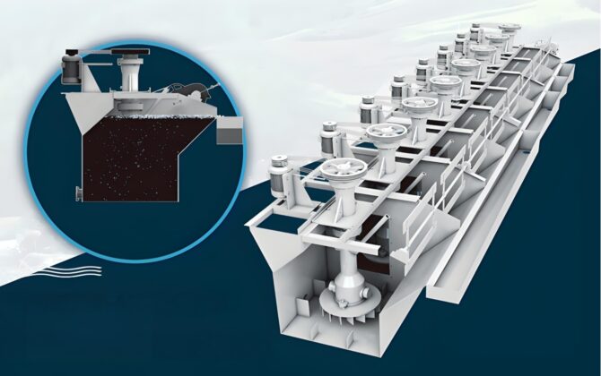 principe de fonctionnement d'une cellule de flottation