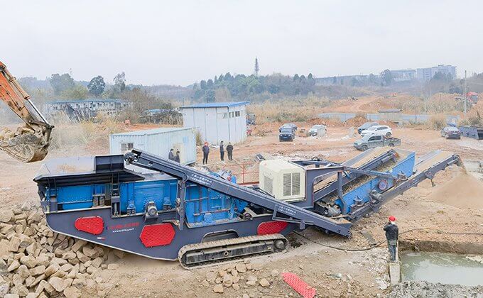 Crawler Mobile Crushing Plant case