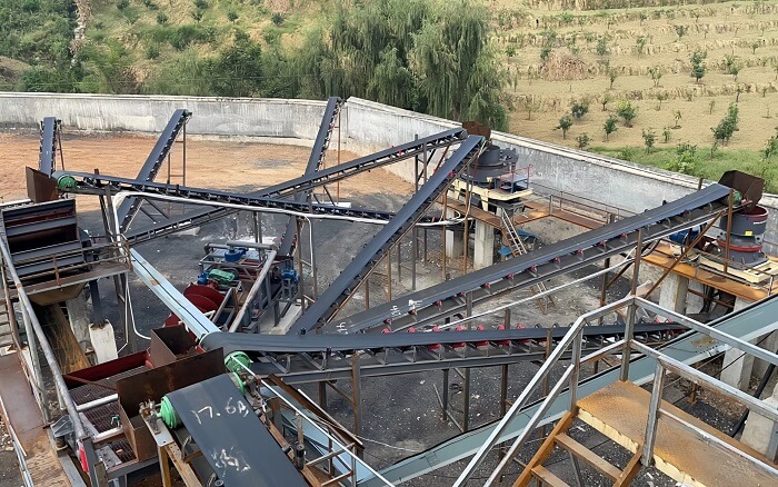 Linha de produção de lavagem e peneiramento de areia