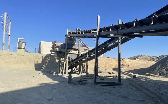 Tanzania VSI Crushing machine case