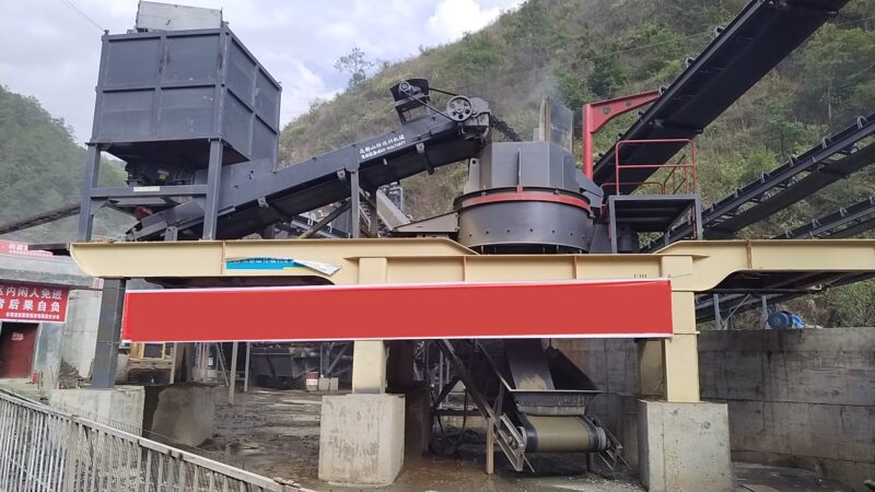 Vsi mobile crushing plant