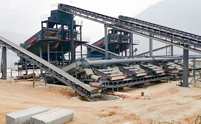 Ligne de production de sable complète