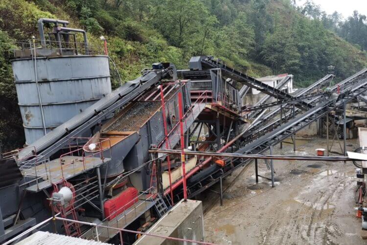 planta de britagem de rochas Sandreck