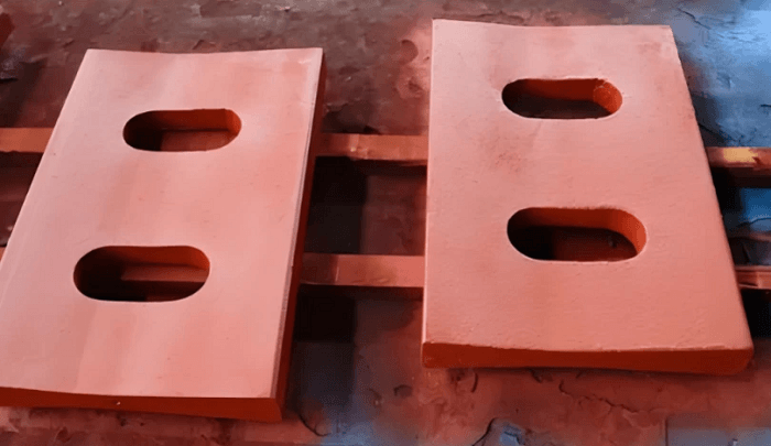 toggle plate of jaw crusher
